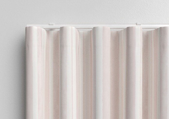 Shabby Chic by Rachel Ashwell Watercolour Stripe, Blush - Made to Measure Curtains - Image 13